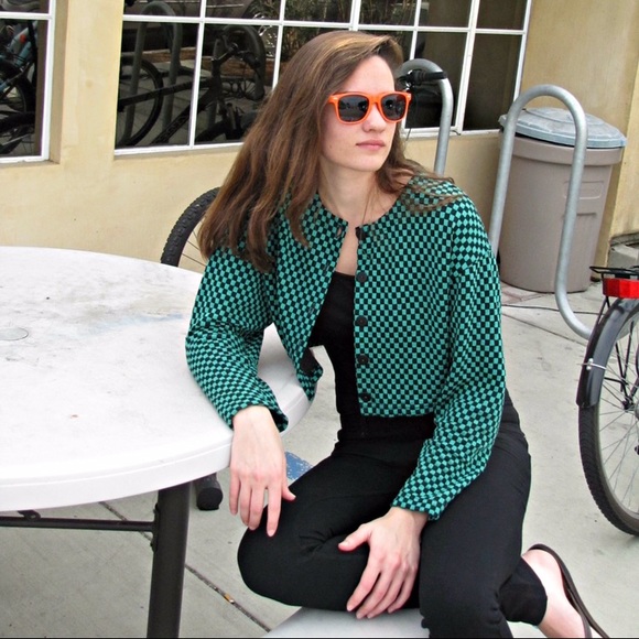 Green and black jacket - Picture 2 of 8